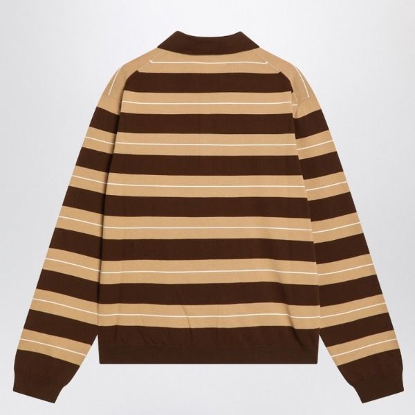 Miu Miu ミュウミュウ☆長袖ポロシャツ ココア キャラメル (MiuMiu