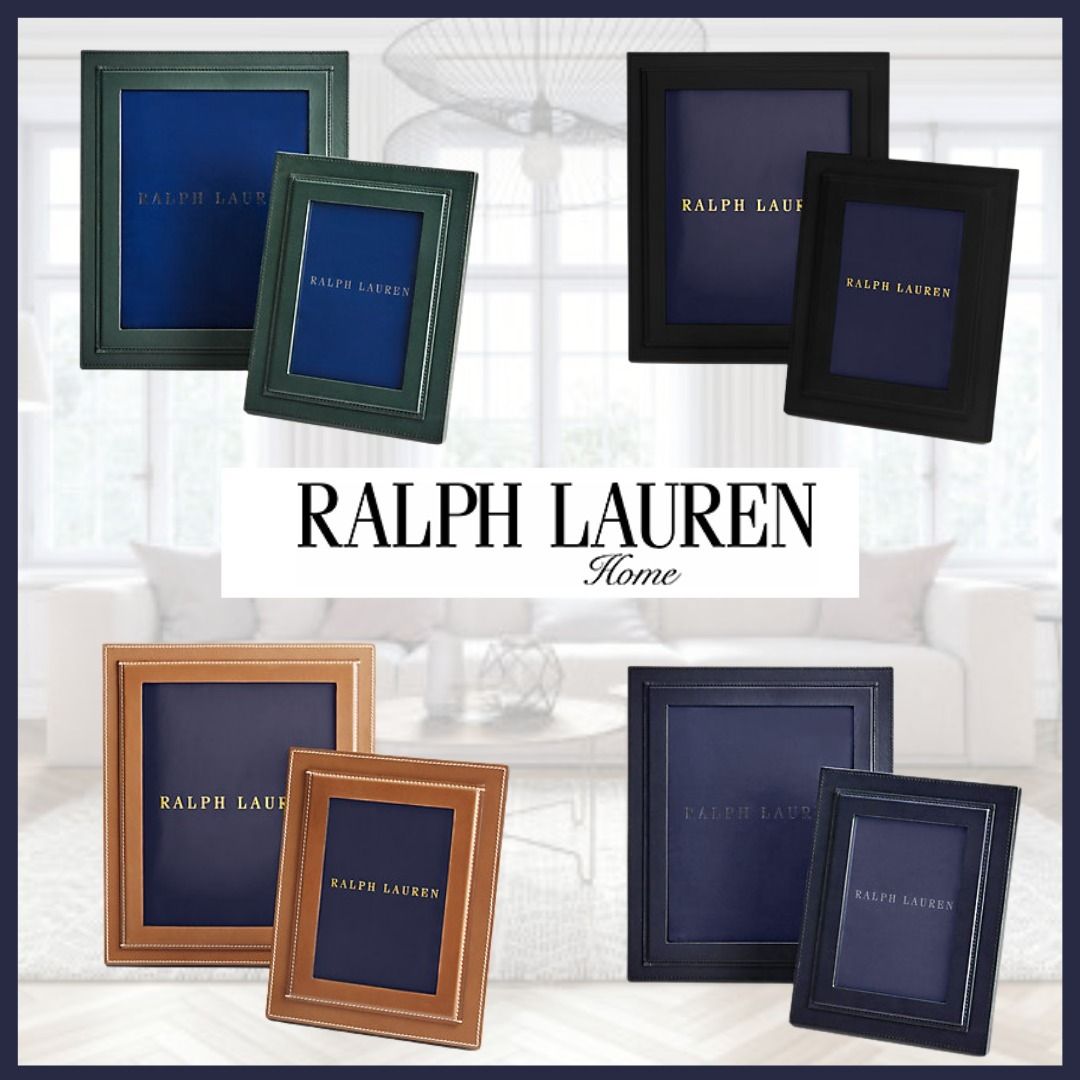 ラルフローレン】ブレナン 高品質革フォトフレーム (RALPH LAUREN HOME