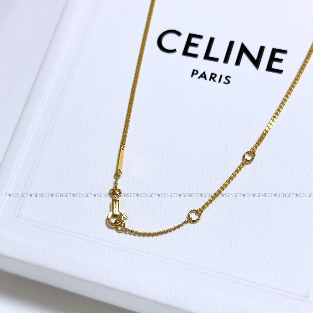 国内即発【セリーヌ】セパラブル ショートチェーン ギフト対応OK