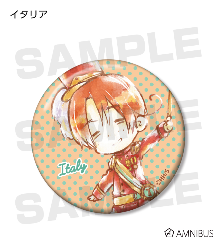 ヘタリア World☆Stars - トレーディング デフォルメAni-Art 缶バッジ