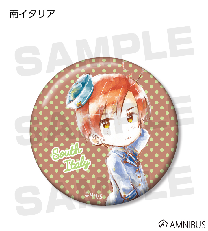 ヘタリア World☆Stars - トレーディング デフォルメAni-Art 缶バッジ