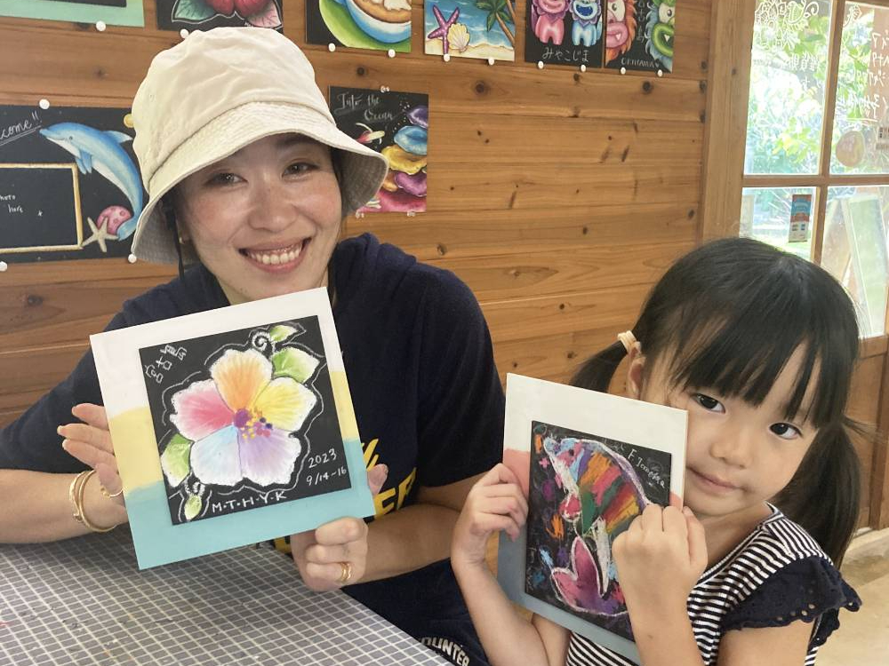 下書きありで絵が苦手でも大丈夫！！チョークアートで可愛いインテリア