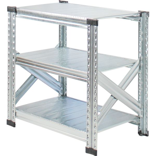 メタルシステム スチールラック 収納 シェルフ 棚 幅67.7x高さ65.3x