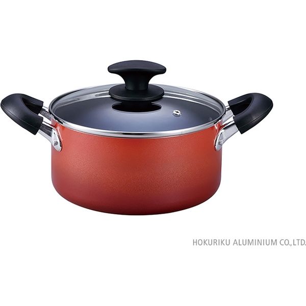 IHマイティ2 両手鍋20cm S-1261 1個 北陸アルミニウム（直送品