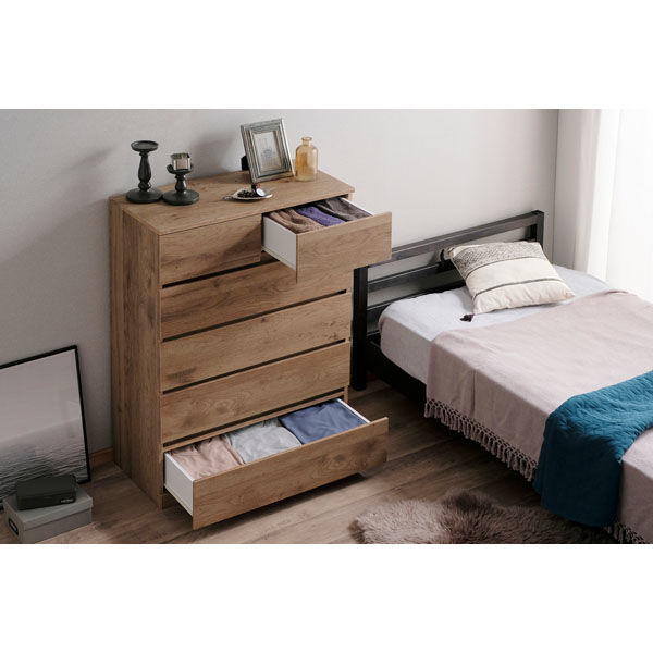 アイリスオーヤマ ウッドチェストハイタイプ アッシュブラウン WCH