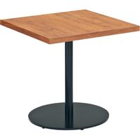 オカムラ アルトピアッツァ カフェテーブル750角 ソーンオーク 750幅