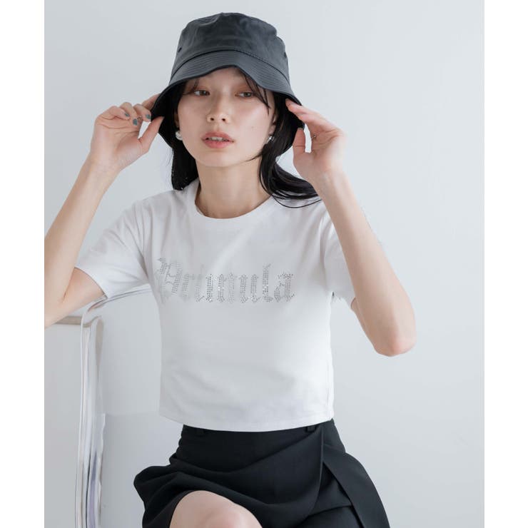 ラインストーンちびT レディース 春[品番：WG010087437]｜WEGO【WOMEN