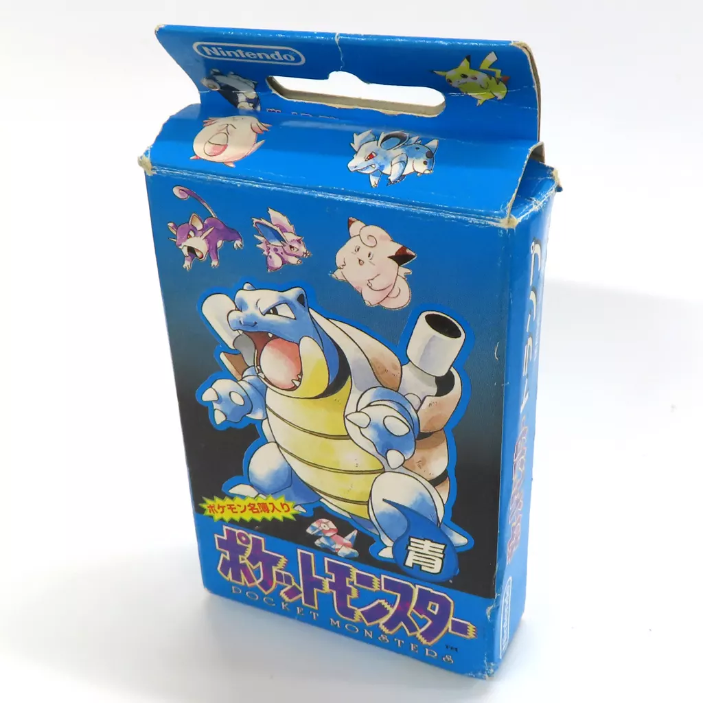 早い者勝ち❗️ポケットモンスター　青　トランプ　美品 買取事例】ポケットモンスター 初代青パッケージのトランプをお譲り