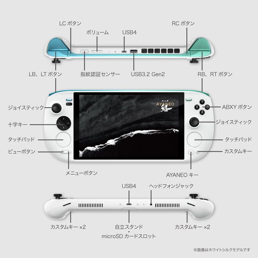AYANEO アヤネオ ポータブルゲーミングPC AYANEO KUN-16G/512G-BF [8.4