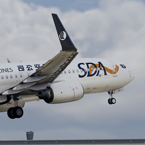 ALEX.TEX】【Zibo738】Shandong Airlines B-1337 标准涂装- X-Plane.to