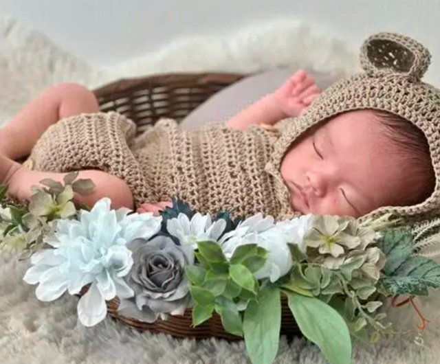 ニューボーンフォト 衣装 no-oto | ロンパース - Pinkoi