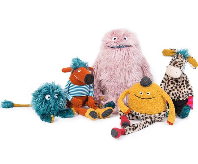 台湾 フランスのムーラン・ロティ アフロブルーヘアモンスター 25cm