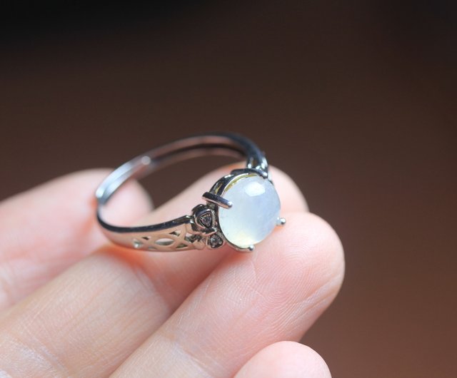 A級翡翠リング】S925シルバー象嵌入りレディースレトロニューチャイナ