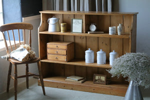 ヴィクトリアンオールドパインブックシェルフ（本棚） イギリス