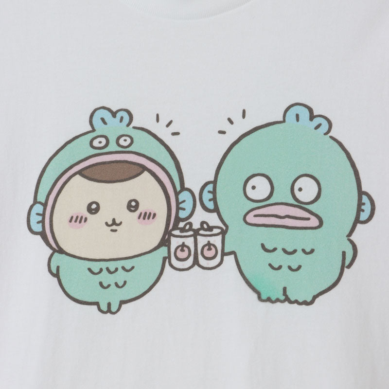 ちいかわ×サンリオキャラクターズ ビックTシャツ くりまんじゅう