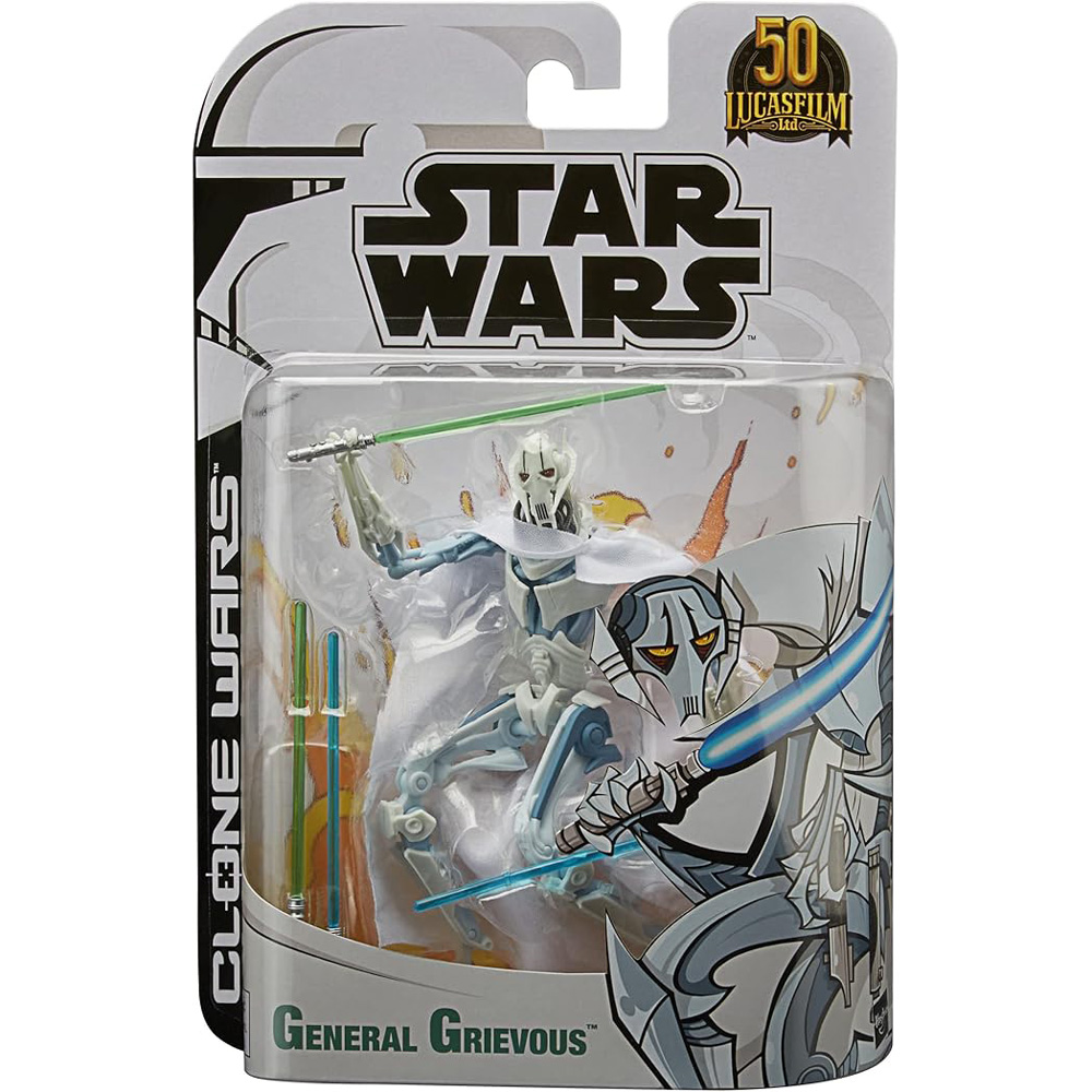 Star Wars General Grievous Clone Wars Figure Multi-Coloured - CV