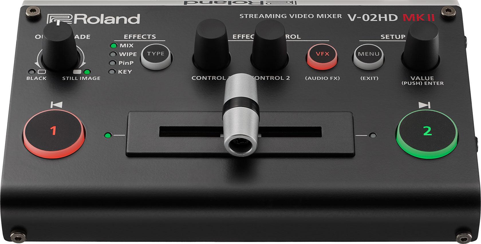 Roland V-02HD MK II Streaming Video Mixer - Church Live Streaming