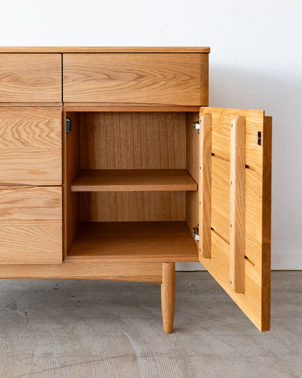 現品SALE］ TORI サイドボード105 オーク材 / ライト（オイル仕上げ