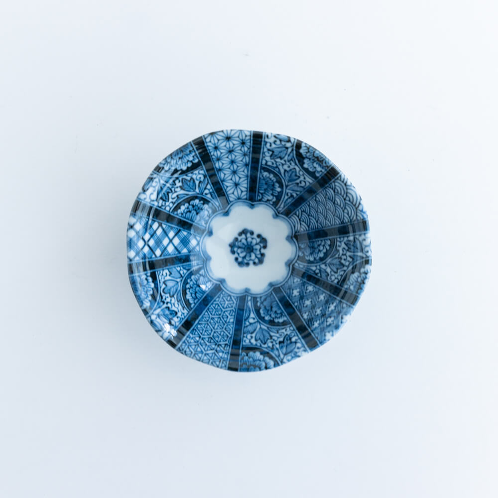 WEB限定】紺青花 三ツ足38鉢 -器市- | cocochi ｜ 家具と服と暮らしの