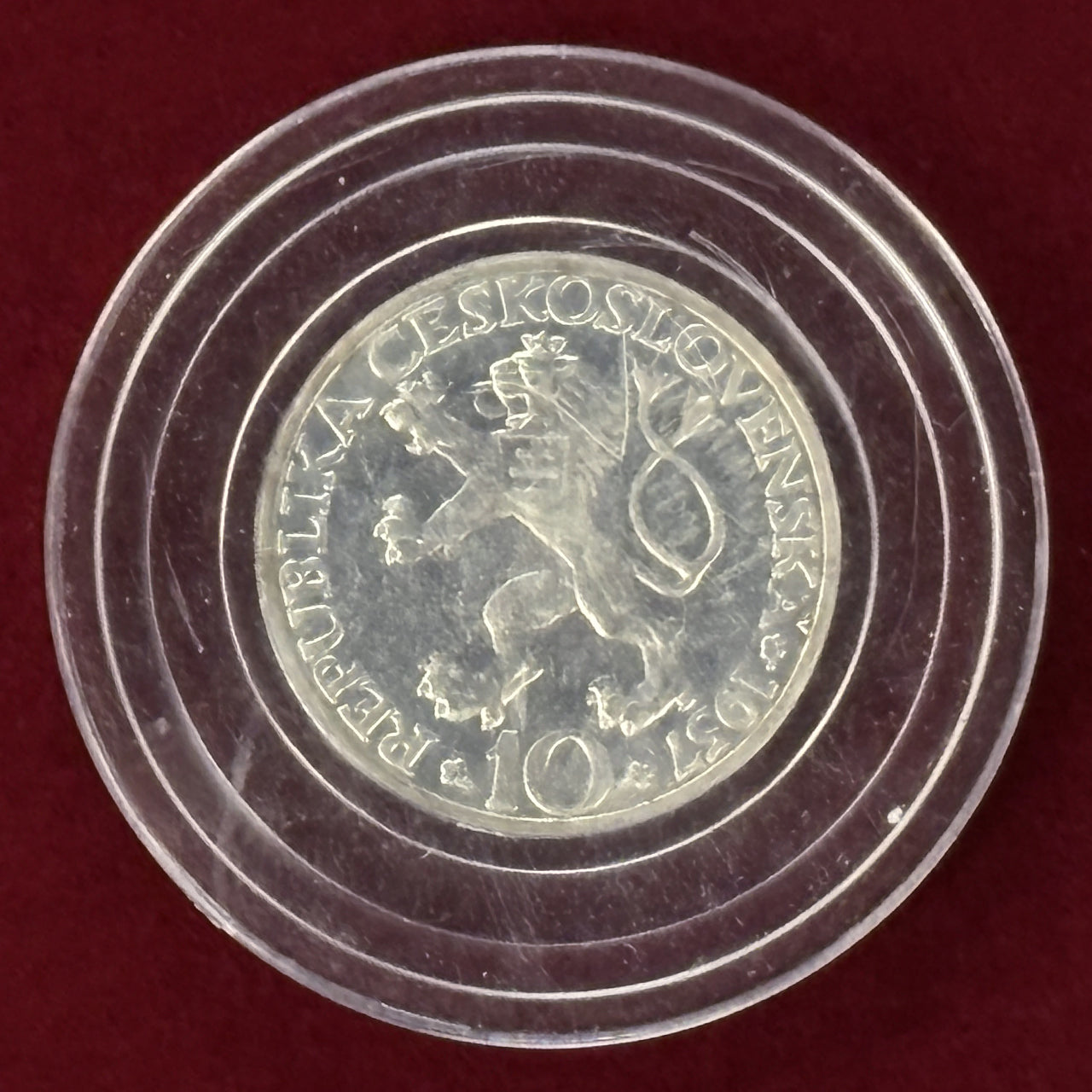 チェコスロバキア】10コルナ 銀貨 1957［B-0000399］ – ワールド