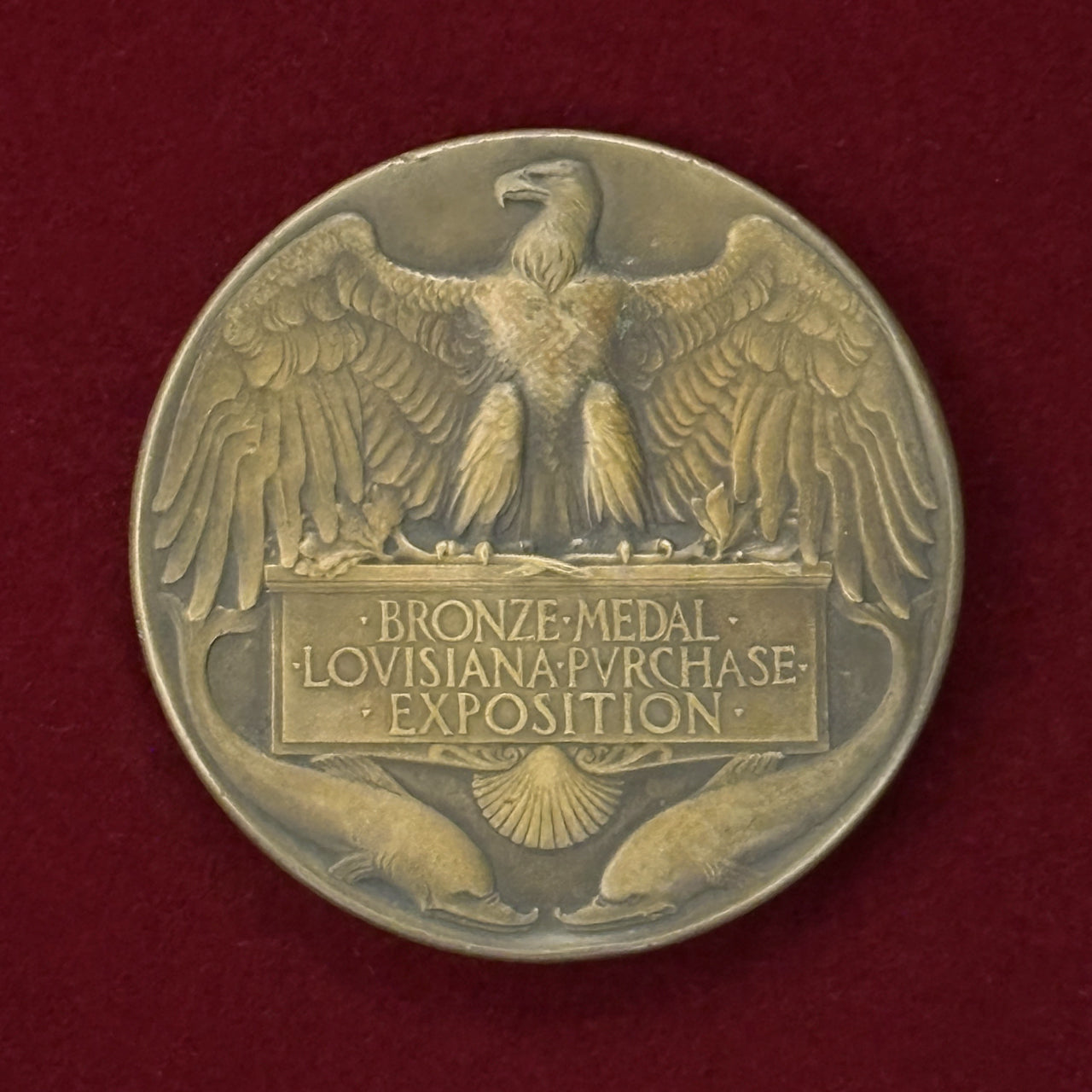 アメリカ】1904年セントルイス万国博覧会 ルイジアナ ブロンズ製メダル