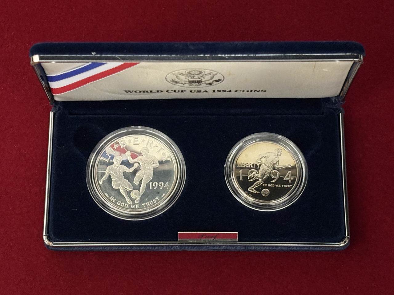 アメリカ】FIFA ワールドカップ アメリカ大会 プルーフセット 2枚組