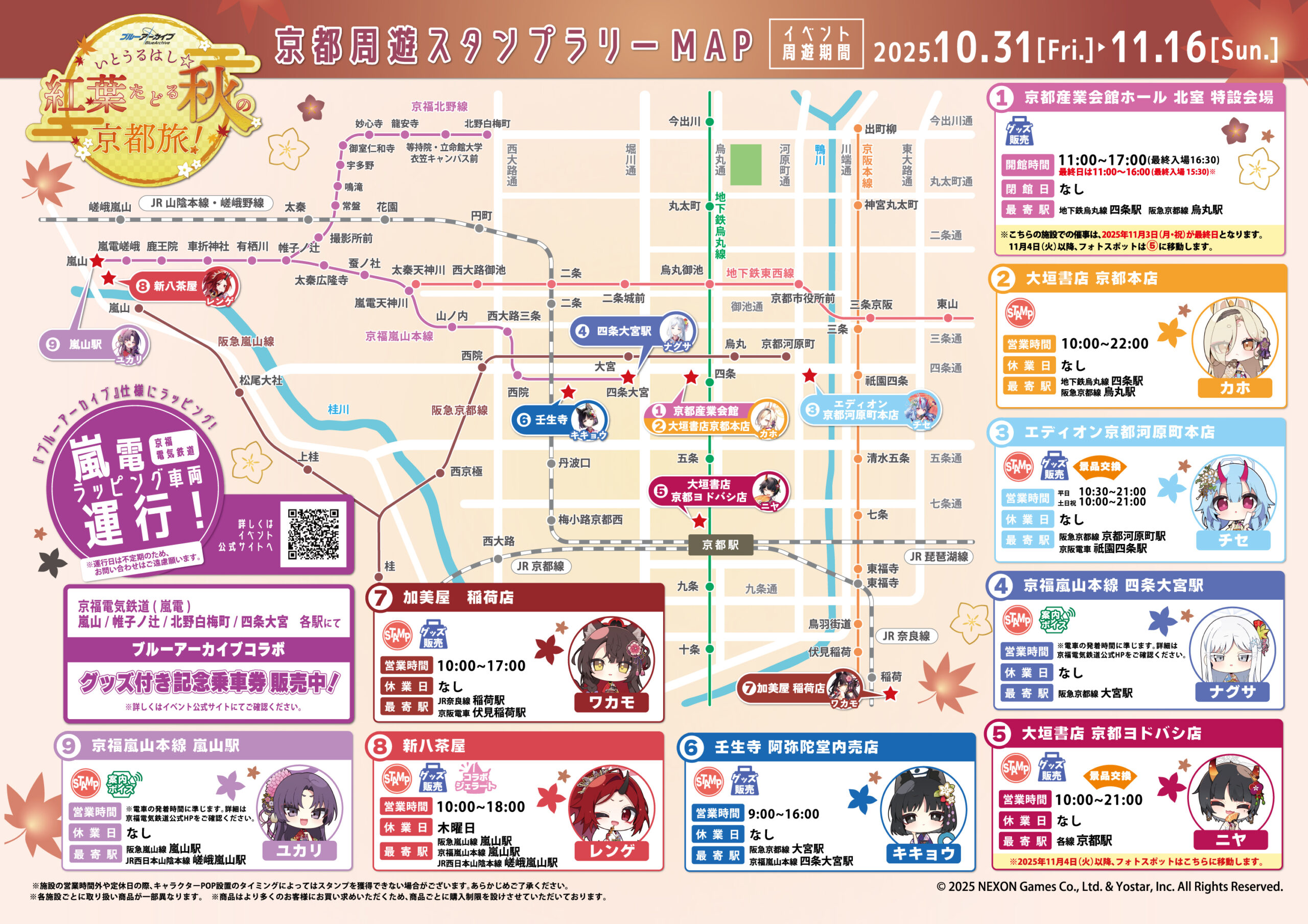 ブルーアーカイブ ～いとうるはし☆紅葉たどる秋の京都旅！～