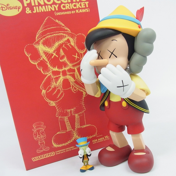 KAWS×Disney/カウズxディズニー PINOCCHIO & JIMINY CRICKET/ピノキオ