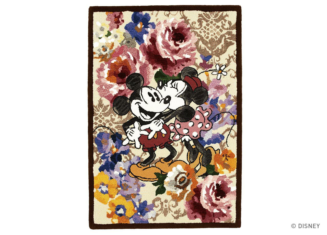 ディズニータペストリー ミッキー/デコレートフラワーﾀﾍﾟｽﾄﾘｰ [受注