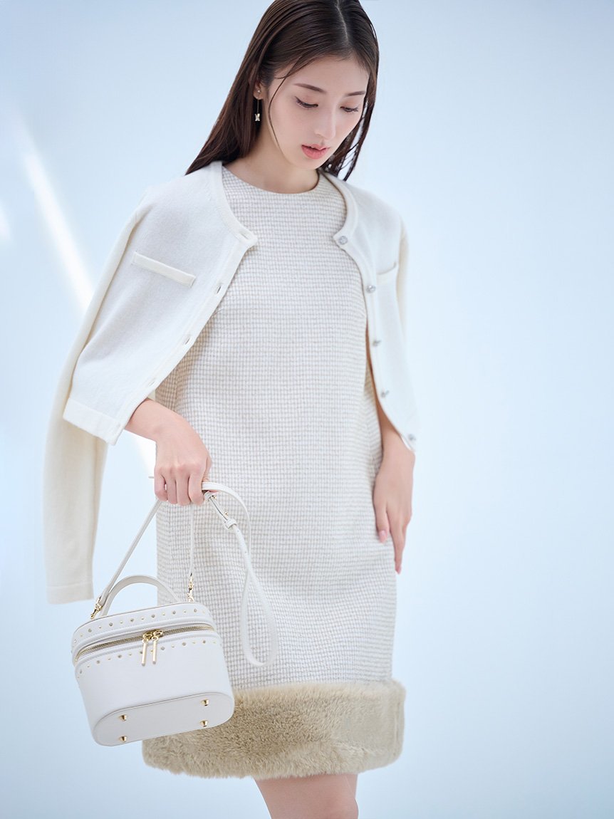 裾ファーミニワンピース(デイリーワンピース)｜DRESS（ドレス