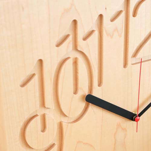 旭川家具 cosine コサイン Mukudokei ムク時計 大 国産クラフト 木製