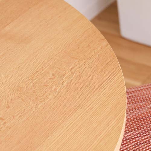 飛騨家具 shirakawa シラカワ プラッツテーブル 半円形 スリット脚