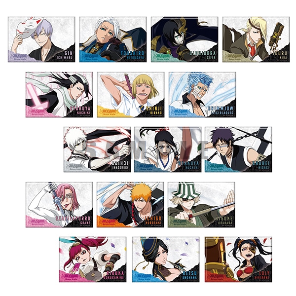BLEACH Brave Souls Museum』通信販売 スクエア缶バッジ vol.2