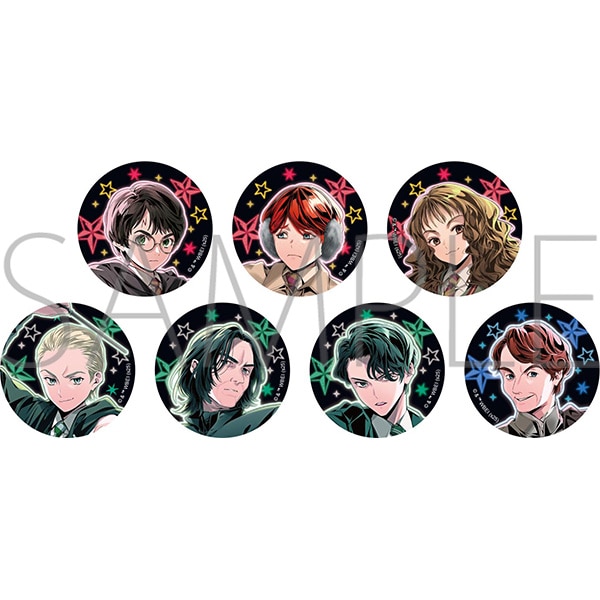 ハリーポッター 缶バッジコレクション（全7種）: キャラグッズ