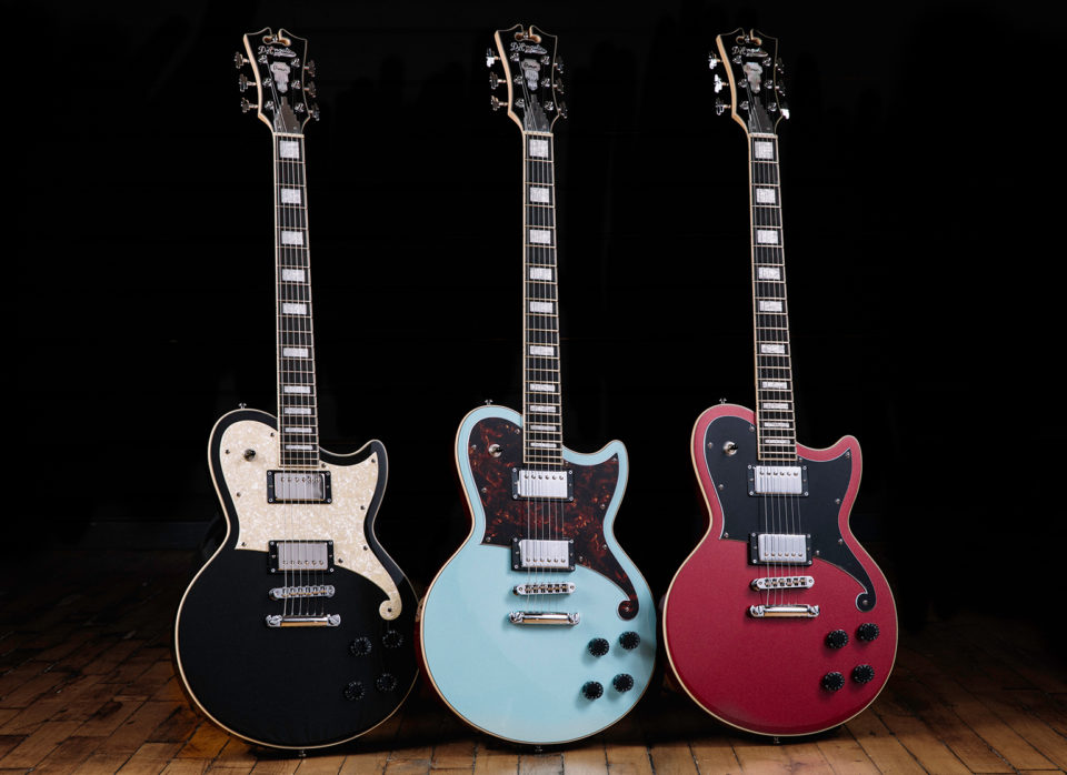 D'Angelico DAPATLBLFCS Premier Atlantic Single-Cutaway Guitar