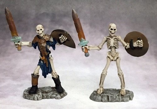 Dark Heaven Legends (Skeleton Swordsmen, Set of Two 3756) 25mm