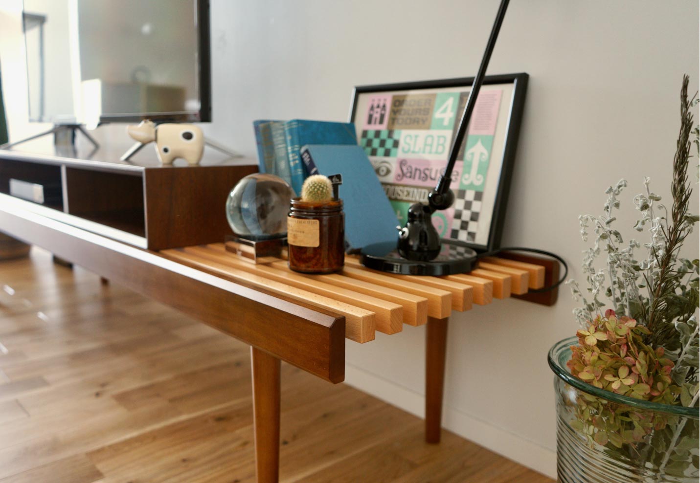 826STANDARD UNIT168cm テレビボード（テレビ台）Aセット ウッドレッグ