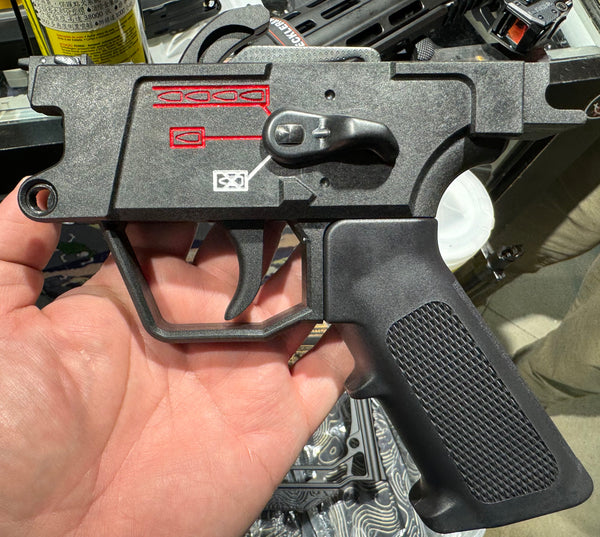 Advantage Airsoft MP5 AR Grip Adaptor For VFC MP5 GBB(SEF Early