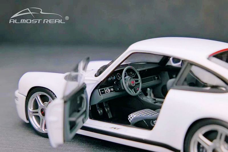 Almost Real Porsche RUF SCR 2018 - White • DiecastSociety.com