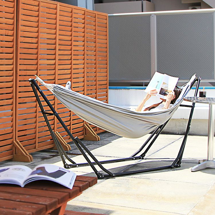 大人気 組立簡単 シフラス 2WAY 自立式ポータブルハンモック 室内