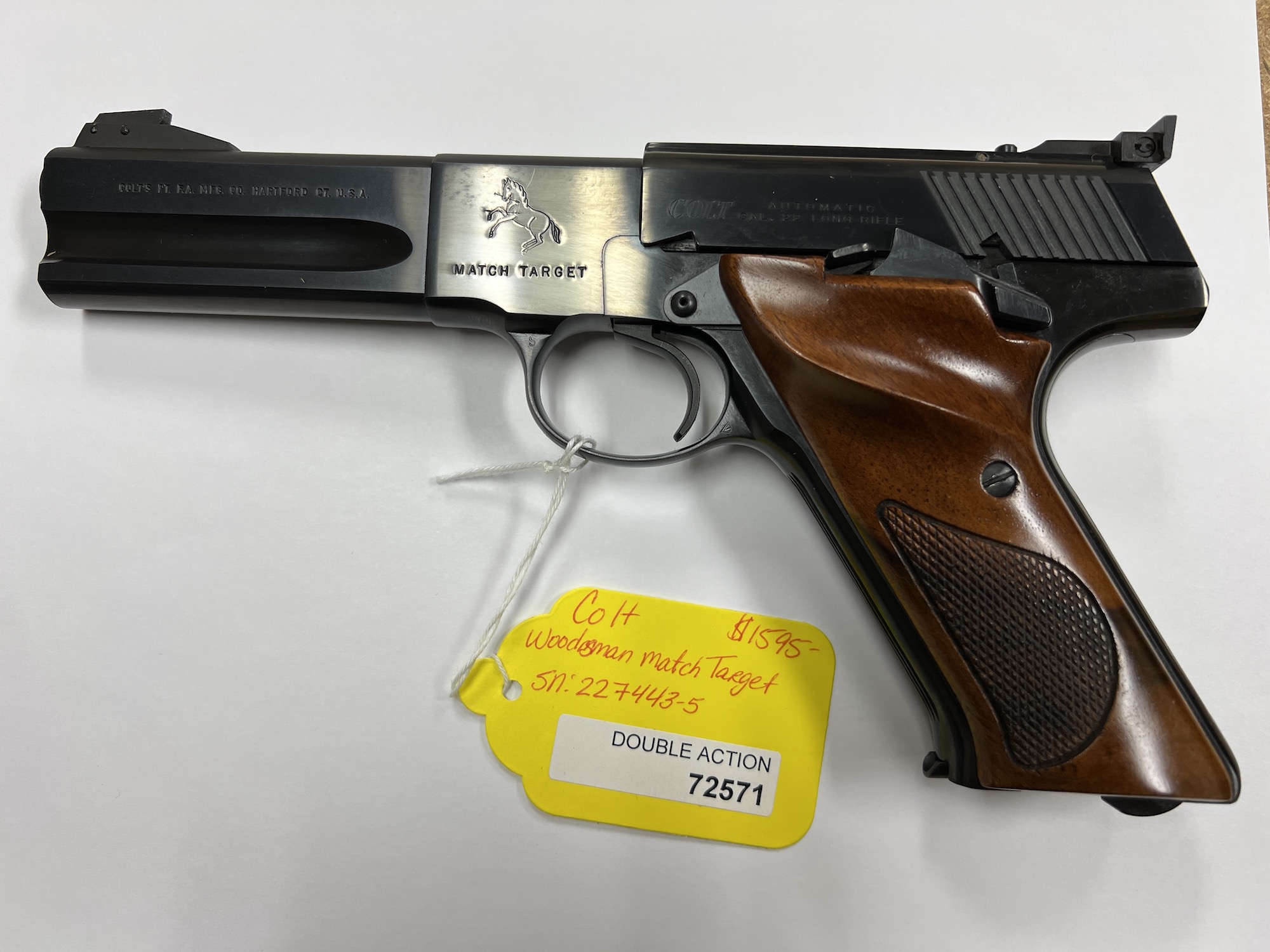 Colt Woodsman Match Target (1967) (Used) - Double Action Indoor