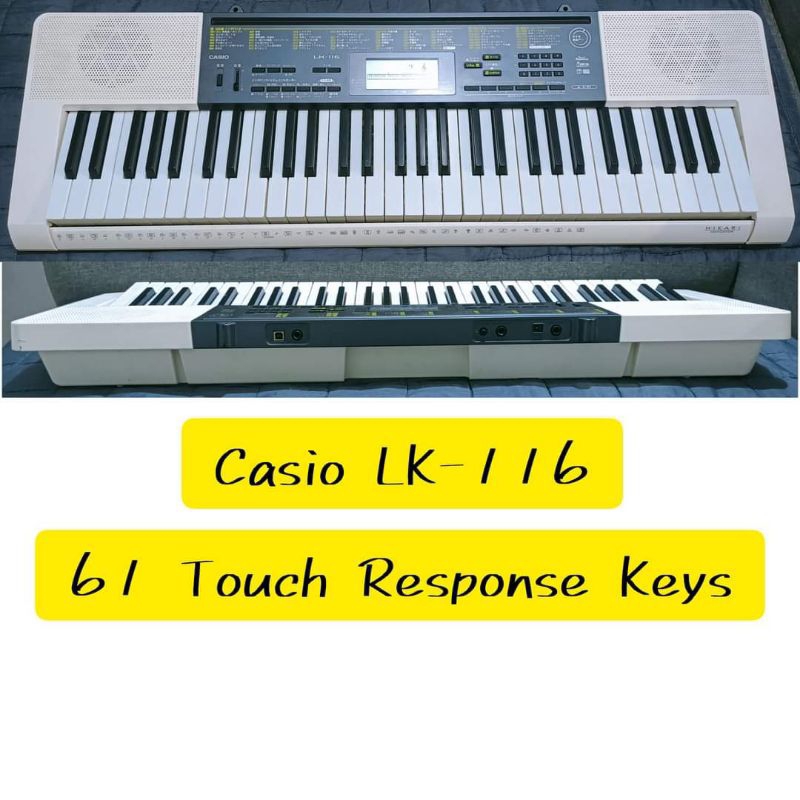 LK-116 (Touch Response) Japan Surplus Keyboard Piano | Shopee