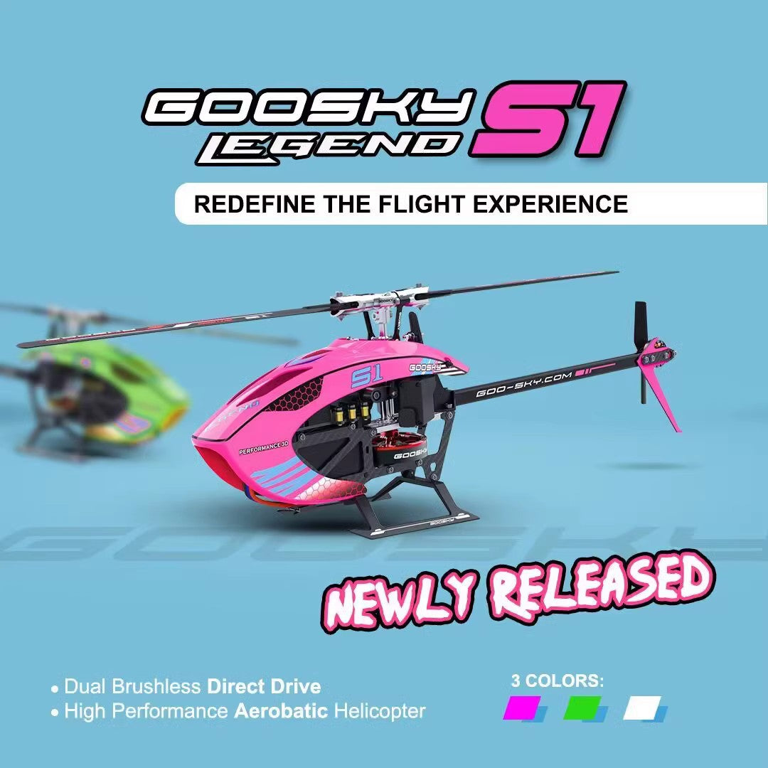 GOOSKY Legend S1 RC Helicopter Dual Brushless Motor Direct-Drive