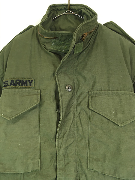 古着 80s CIVILIAN US ARMY M-65 3rd ミリタリー フィールド