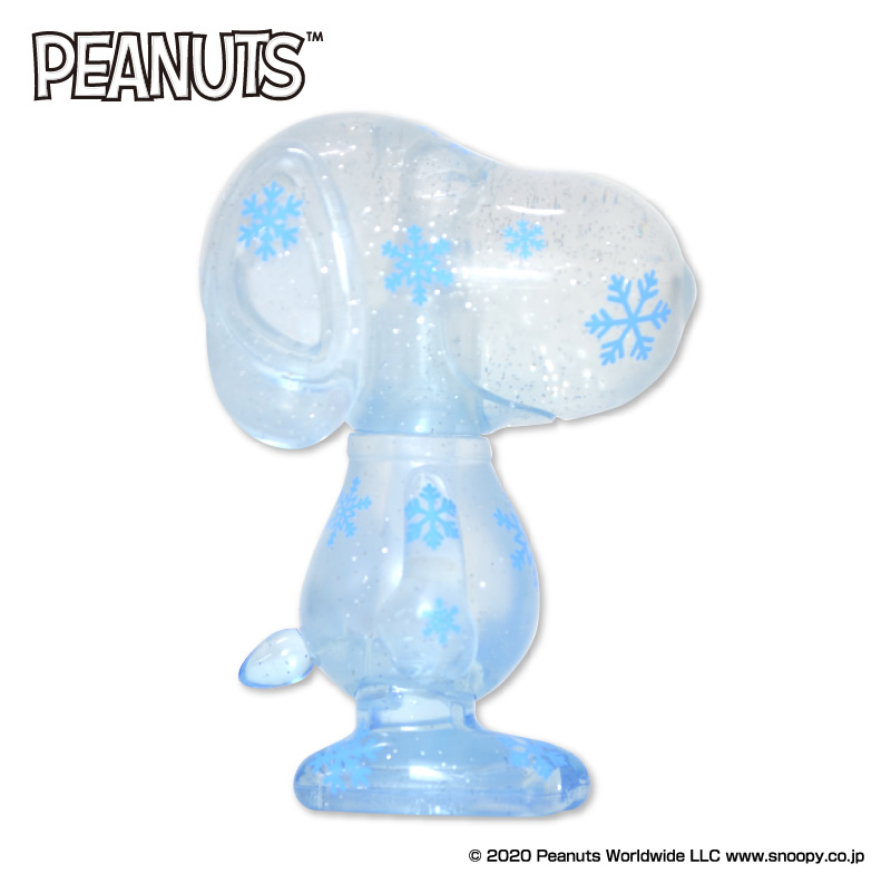 晴れ着と雪の結晶のスヌーピーフィギュア！アイアップ「PEANUTS