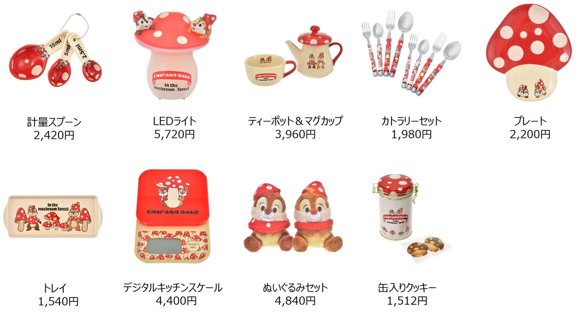 キノコに扮して不思議な森でかくれんぼ！ディズニーストア「チップ