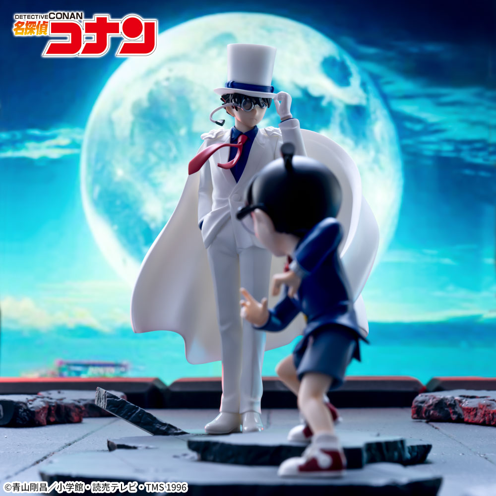 怪盗キッドとの対面シーンをフィギュアで再現！セガプライズ『名探偵