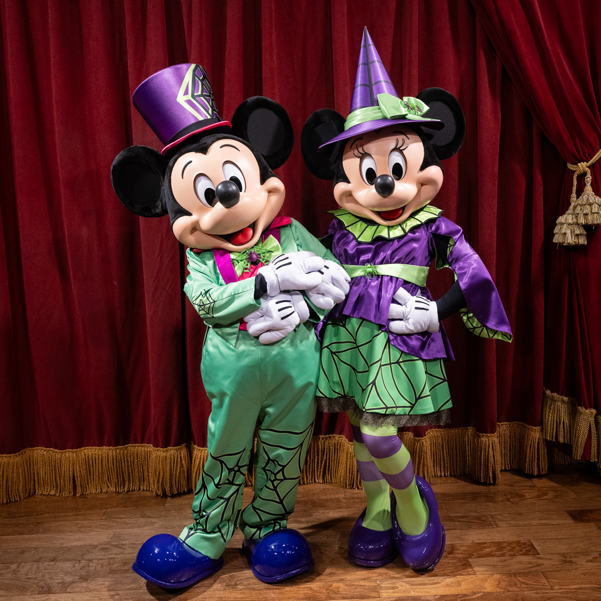 クモモチーフの特別衣装！“ミッキーの・ノットソー・スケアリー