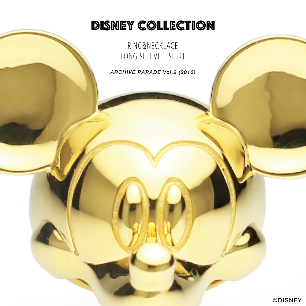 ミッキーのお顔をリングやネックレスに大胆アレンジ！JAM HOME MADE