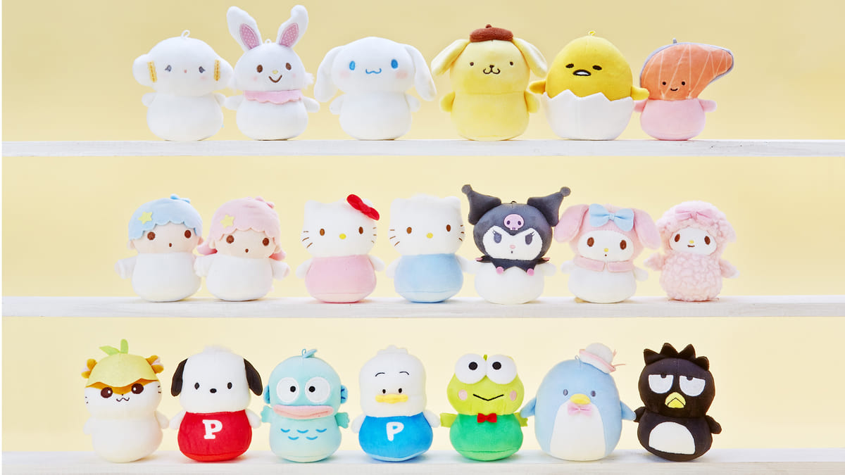 ハローキティたちのネームタグやもっちりマスコットが登場！「サンリオ